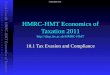 Frank Cowell: HMRC-HMT Economics of Taxation HMRC-HMT Economics of Taxation 2011  10.1 Tax Evasion and Compliance 14 December