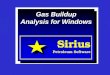 Gas Buildup Analysis GasBU uses standard buildup tests from individual wells and performs a buildup analysis using various methods. The program allows