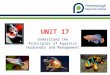 UNIT 17 Understand the Principles of Aquatics Husbandry and Management