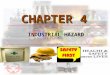 INDUSTRIAL HAZARD CHAPTER 4. CONTENTErgonomics Health and Toxic Substances Environmental Control and Noise Flammable and Explosive Materials Fire Protection