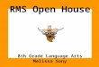 RMS Open House 8th Grade Language Arts Melissa Sony