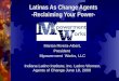 Marisa Rivera-Albert, President Mpowerment Works, LLC Indiana Latino Institute, Inc. Latino Women, Agents of Change June 18, 2009 Latinas As Change Agents