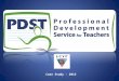 Case Study - 2012. The PDST is funded by the Department of Education and Skills under the National Development Plan, 2007-2013 2012 Examination PortfolioWritten