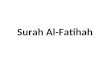 Surah Al-Fatihah. رَبِّ Rabb has three meanings: Lord and Master Sustainer, Provider and Guardian, Sovereign, Ruler (He who controls and directs)