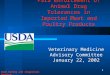 FSIS Enforcement of Animal Drug Tolerances in Imported Meat and Poultry Products Food Safety and Inspection Service Veterinary Medicine Advisory Committee