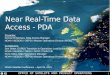 1 Presenter: Donna McNamara, Data Access Manager NOAA / NESDIS / OSPO / Mission Operations Division (MOD) Contributors: Don Slater, ESPDS Transition to