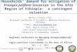 Households’ demand for mitigation of Prosopis Juliflora invasion in the Afar Region of Ethiopia: a contingent valuation Mesfin Tilahun (PhD) Assistant