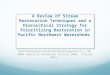 A Review of Stream Restoration Techniques and a Hierarchical Strategy for Prioritizing Restoration in Pacific Northwest Watersheds North American Journal