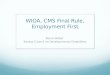 WIOA, CMS Final Rule, Employment First Steve Gieber Kansas Council on Developmental Disabilities
