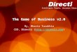 Intelligent People. Uncommon Ideas. The Game of Business v2.0 By, Bhavin Turakhia CEO, Directi ( )