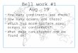 Bell work #1 Aug. 19 How many continents are there? How many oceans are there? Which has more surface area, oceans or continents? What page can chapter