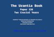 The Urantia Book Paper 126 Two Crucial Years Paper 125 - Jesus at Jerusalem
