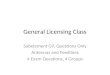General Licensing Class Subelement G9, Questions Only Antennas and Feedlines 4 Exam Questions, 4 Groups