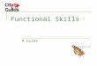 Functional Skills A Guide. “Functional Skills is a central piece of the jigsaw” QCA (qualifications curriculum agency) FS A Levels Diploma GCSEs KS3 KS4