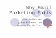 Why Email Marketing Fails Dan Belhassen greatBIGnews.com Modern Earth Inc