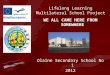 Lifelong Learning Multilateral School Project WE ALL CAME HERE FROM SOMEWHERE Olaine Secondary School No 1 2012