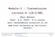 18/5/00 p. 1 Postacademic Course on Telecommunications Module-3 Transmission Marc Moonen Lecture-9 CDMA K.U.Leuven/ESAT-SISTA Module-3 : Transmission Lecture-9