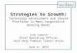 Strategies to Growth: Technology Advancement and Shared Platforms to Meet Cooperative Banking Needs Jack Lawson Chief Operating Officer Self-Help Federal