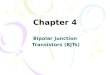 Chapter 4 Bipolar Junction Transistors (BJTs) Transistors (BJTs)