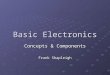 Basic Electronics Concepts & Components Frank Shapleigh