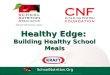 SchoolNutrition.Org Copyright © 2005 School Nutrition Association. All Rights Reserved. Healthy Edge: Building Healthy School Meals