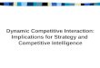 Dynamic Competitive Interaction: Implications for Strategy and Competitive Intelligence