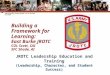 “Motivating young people to be better citizens” Building a Framework for Learning: East Burke JROTC COL Scott, SAI SFC Shade, AI JROTC Leadership Education