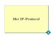 3 Het IP-Protocol. 3 IP-protocol Services Routing Multiple client protocols Datagram delivery Independant from the Network Interface Layer Fragmentation