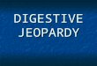 DIGESTIVE JEOPARDY. $25 $50 $75 $100 $25 $50 $75 $100 $25 $50 $75 $100 $25 $50 $75 $100 $25 $50 $75 $100 Pancreas and spleen Liver Large intestine Mouth