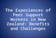 The Experiences of Peer Support Workers in New Zealand: Benefits and Challenges