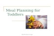 7065.09-Unit-B-5.01-ppt Meal Planning for Toddlers