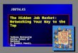 JOBTALKS The Hidden Job Market: Networking Your Way to the Top Indiana University Kelley School of Business C. Randall Powell, Ph.D