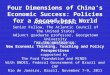 Four Dimensions of China’s Economic Success: Policies for a Second-best World Albert Keidel Senior Fellow, The Atlantic Council of the United States Adjunct