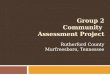 Group 2 Community Assessment Project Rutherford County Murfreesboro, Tennessee