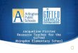 Jacqueline Firster Resource Teacher for the Gifted Abingdon Elementary School