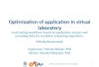 Optimization of application in virtual laboratory Optimization of application in virtual laboratory constructing workflows based on application sources