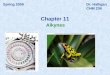 111 Spring 2009Dr. Halligan CHM 236 Alkynes Chapter 11