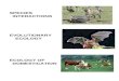 SPECIES INTERACTIONS EVOLUTIONARY ECOLOGY ECOLOGY OF DOMESTICATION