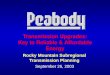 Transmission Upgrades: Key to Reliable & Affordable Energy Rocky Mountain Subregional Transmission Planning September 26, 2003