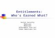 Entitlements: Who’s Earned What? Social Security Medicare Medicaid Affordable Care Act Older Americans Act
