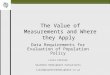 The Value of Measurements and Where they Apply Data Requirements for Evaluation of Population Policy Liezl Coetzee Southern Hemisphere Consultants liezl@southernhemisphere.co.za
