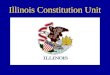 Illinois Constitution Unit. Your Illinois Constitution Packet Make sure your name is on it. Bring it every day we have class. If you are absent a day,