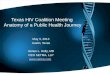 Texas HIV Coalition Meeting Anatomy of a Public Health Journey May 3, 2013 Austin, Texas James L. Holly, MD CEO SETMA, LLP 