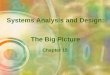 Systems Analysis and Design: The Big Picture Chapter 15