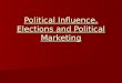 Political Influence, Elections and Political Marketing