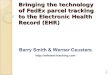 Bringing the technology of FedEx parcel tracking to the Electronic Health Record (EHR) 1/2 0