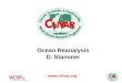 Www.clivar.org Ocean Reanalysis D. Stammer. Continued development of ocean synthesis products and reanalysis; some now are truly global, including sea