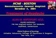 HCNE - BOSTON Massachussetts General Hospital November 4, 2004 Treatment of Headache ALAN M. RAPOPORT, M.D. Founder and Director The New England Center