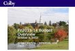 FY2013-14 Budget Overview October 4, 2012 CONFIDENTIAL – INTERNAL USE ONLY