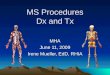 MS Procedures Dx and Tx MHA June 11, 2009 Irene Mueller, EdD, RHIA